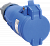 Розетка переносная ССИ-213 16А-6ч/200-250В 2Р+РЕ IP44 MAGNUM ИЭК